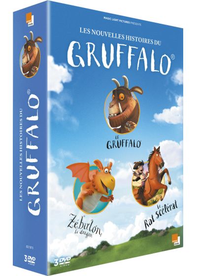 Les Nouvelles histoires du Gruffalo - Coffret : Le Gruffalo + Zébulon le dragon + Le Rat scélérat (Pack) - DVD