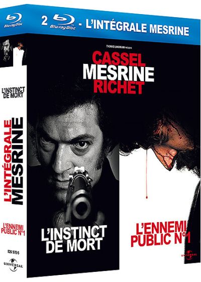 Mesrine - L'intégrale : L'instinct de mort + L'ennemi public n°1 - Blu-ray