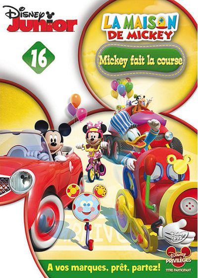 La Maison de Mickey - 16 - Mickey fait la course - DVD