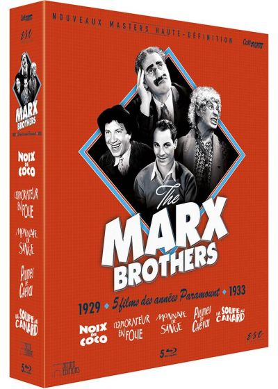 Marx Brothers - Coffret 5 Films (Coffret Collector) - Blu-ray