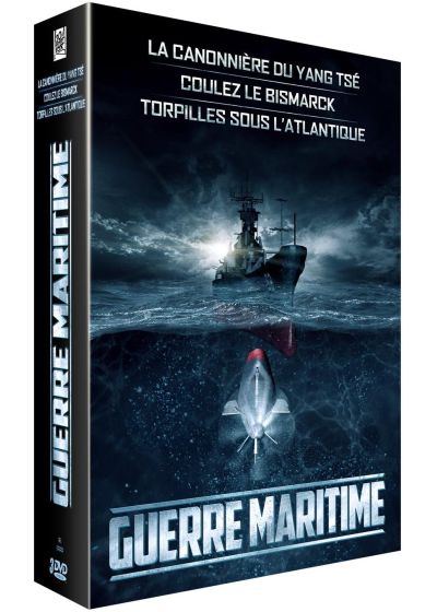 Guerre Maritime : La Canonnière du Yang-Tsé + Coulez le Bismarck ! + Torpilles sous l'Atlantique (Pack) - DVD