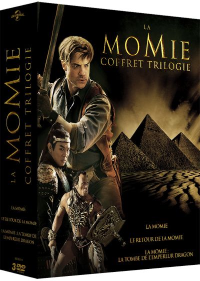 La Momie - Coffret trilogie : La Momie + Le Retour de la momie + La Momie - La tombe de l'Empereur Dragon - DVD