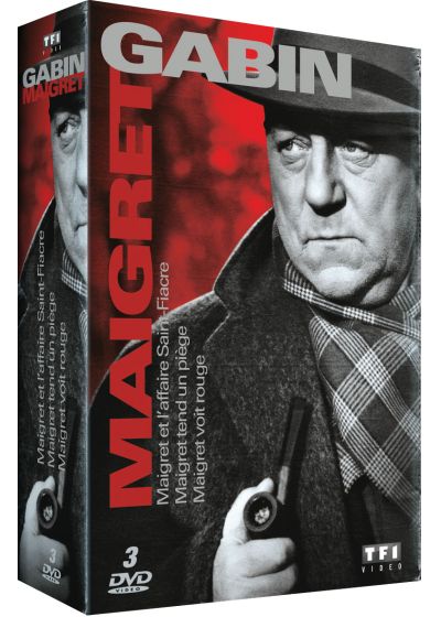 Gabin - Maigret : Maigret et l'affaire Saint-Fiacre + Maigret tend un piège + Maigret voit rouge (Pack) - DVD