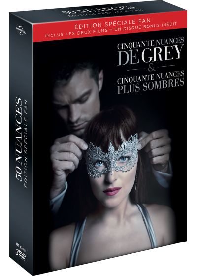 50 nuances - Coffret : Cinquante nuances de Grey + Cinquante nuances plus sombres (Coffret) - DVD