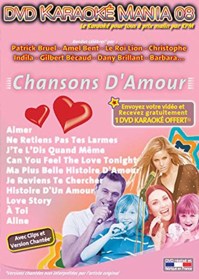 DVDFr - DVD Karaoké Mania 08 : Chansons d'amour - DVD