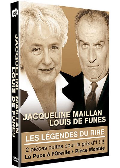 Les Légendes du rire - Coffret - Jacqueline Maillan + Louis de Funès - DVD