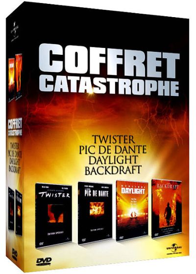Coffret Catastrophe : Twister + Le pic de Dante + Daylight + Backdraft (Pack) - DVD