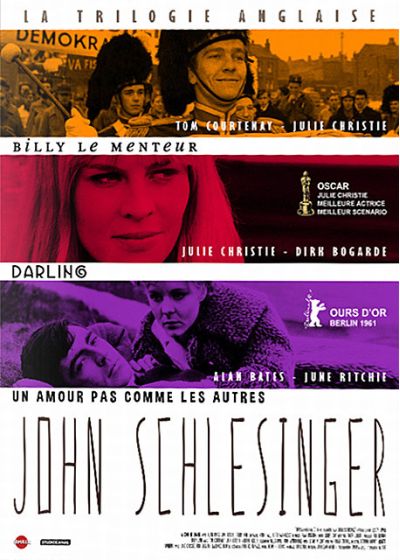 John Schlesinger, la trilogie anglaise : Billy le menteur + Darling + Un amour pas comme les autres (Pack) - DVD
