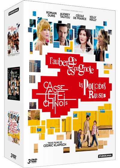 La Trilogie : L'auberge espagnole + Les poupées russes + Casse-tête chinois - DVD