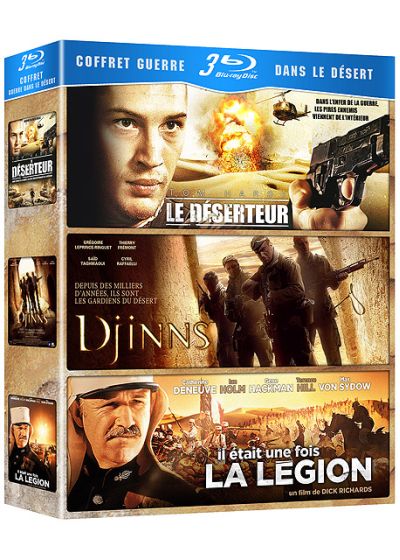 Coffret Guerre dans le désert : Le Déserteur + Djinns + Il était une fois la Légion (Pack) - Blu-ray