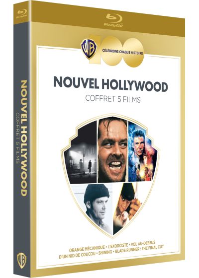DVDFr - 100 ans Warner - Coffret 5 films - Nouvel Hollywood - Blu-ray