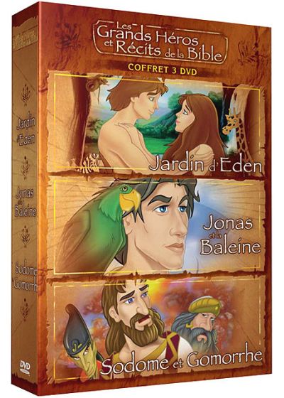 Les Grands Héros et Récits de la Bible - Coffret - Jardin d'Eden + Jonas et la Baleine + Sodome et Gomorrhe - DVD