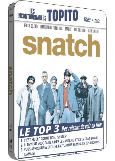 Snatch - Tu braques ou tu raques (Combo Blu-ray + DVD - Édition boîtier métal FuturePak) - Blu-ray