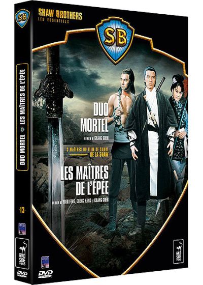 Coffret Shaw Brothers - 3 maîtres du film de sabre de la Shaw - Duo mortel + Les maîtres de l'épée (Pack) - DVD
