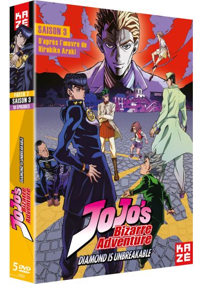 JoJo's Bizarre Adventure - Saison 3 : Diamond is Unbreakable, Box 2/2 - DVD