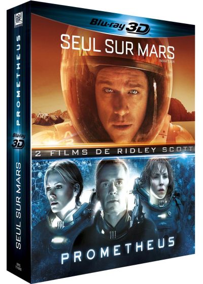 Seul sur Mars + Prometheus (Blu-ray 3D + Blu-ray 2D) - Blu-ray 3D
