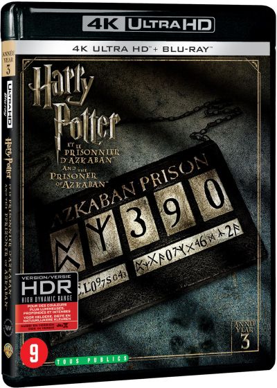 Harry Potter et le prisonnier d'Azkaban (4K Ultra HD + Blu-ray + Digital UltraViolet) - 4K UHD