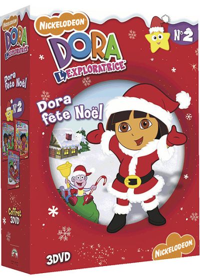 Dora l'exploratrice - Coffret n° 2 : Dora fête Noël (Pack) - DVD