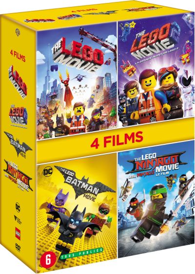 La Grande Aventure Lego 1 & 2 + Lego Ninjago : Le Film + Lego Batman, le film (Pack) - DVD