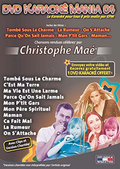DVD Karaoké Mania 04 : Spécial Christophe Mahé - DVD
