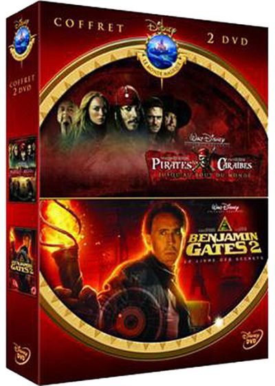 Pirates des Caraïbes, jusqu'au bout du Monde + Benjamin Gates 2 : Le livre des secrets - DVD