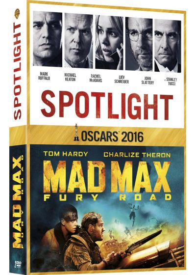 Coffret Oscars 2016 : Spotlight + Mad Max Fury Road (Pack) - DVD