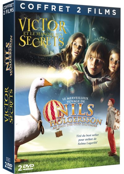Victor et le Manoir aux Secrets + Le Merveilleux voyage de Nils Holgersson au pays des Oies Sauvages (Pack) - DVD
