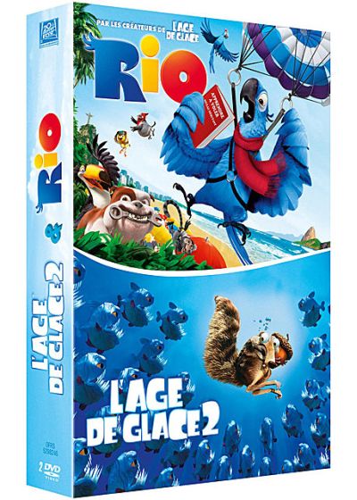 Rio + L'âge de glace 2 (Pack) - DVD