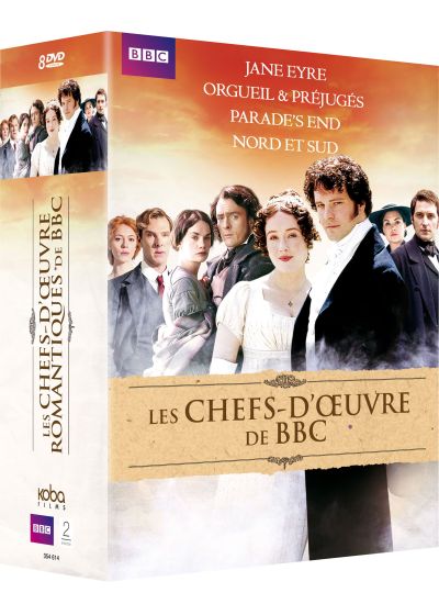 Chefs-d'oeuvre de la BBC : Orgueil & préjugés + Jane Eyre + Nord & Sud + Parade's End (Pack) - DVD