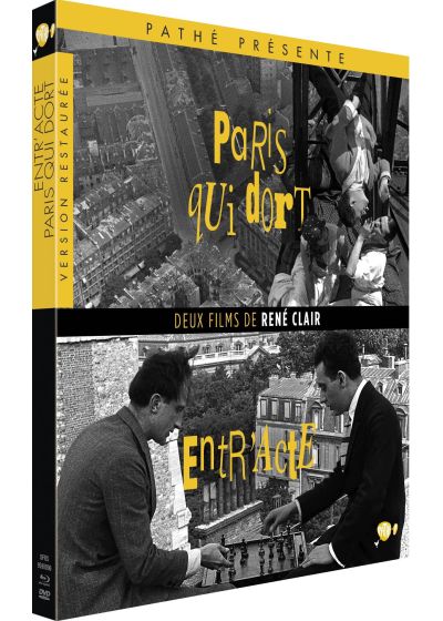 Deux films de René Clair : Entr'acte + Paris qui dort (Combo Blu-ray + DVD) - Blu-ray