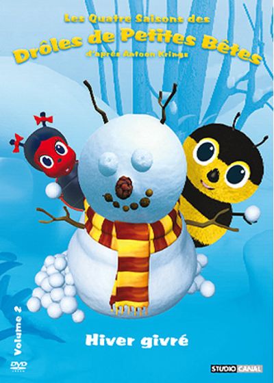 Les Quatre saisons des drôles de petites bêtes - Volume 2 - Hiver givré (DVD + Livre) - DVD