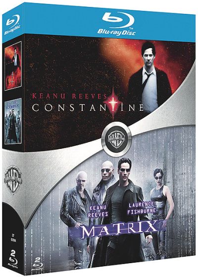 Coffret Keanu Reeves - Constantine + Matrix - Blu-ray