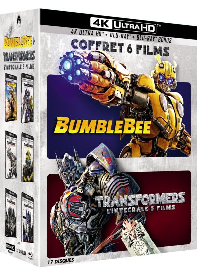 Transformers - L'intégrale 5 films + Bumblebee (4K Ultra HD + Blu-ray + Blu-ray Bonus) - 4K UHD