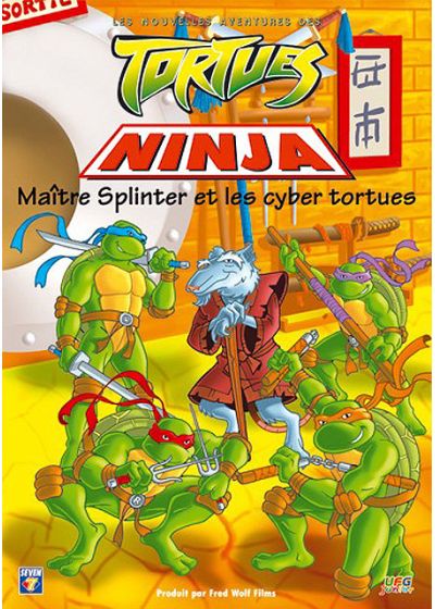 Les Nouvelles aventures des Tortues Ninja - Maître Splinter et les cyber tortues - DVD