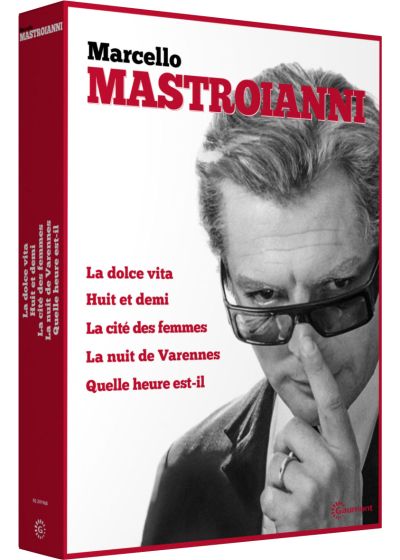 Marcello Mastroianni : La dolce vita + Huit et demi + La cité des femmes + La nuit de Varennes + Quelle heure est-il - DVD