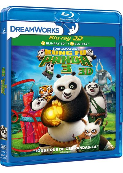 Kung Fu Panda 3 (Blu-ray 3D + Blu-ray + DVD + Digital HD) - Blu-ray 3D