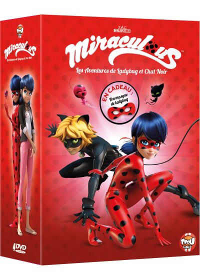 Miraculous, les aventures de LadyBug et Chat Noir - Volumes 1 à 4 (Pack) - DVD