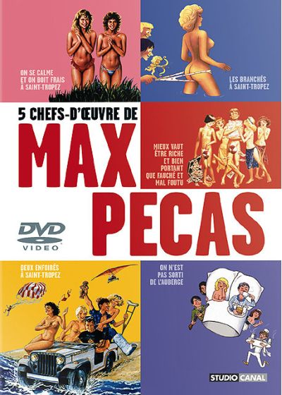 5 chefs-d'oeuvre de Max Pécas - DVD
