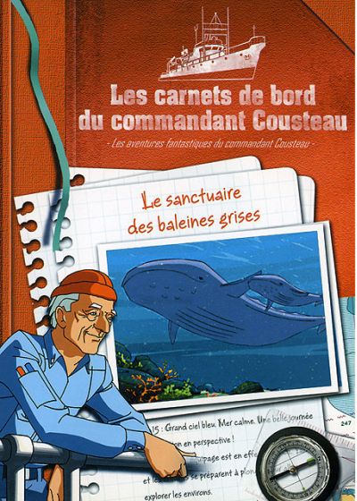 Les Carnets de bord du commandant Cousteau - Le sanctuaire des baleines grises - DVD