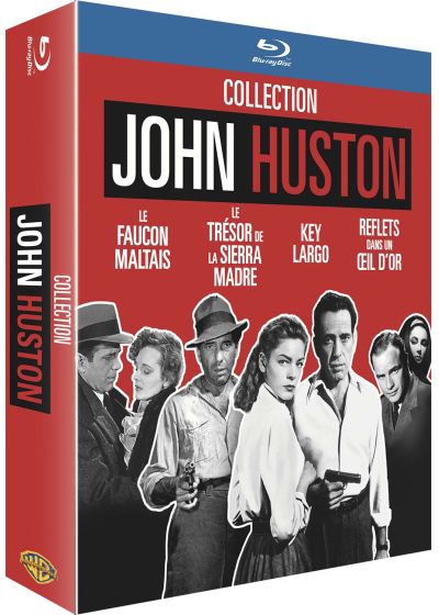 Collection John Huston : Le Faucon Maltais + Le Trésor de la Sierra Madre + Key Largo + Reflets dans un oeil d'or - Blu-ray