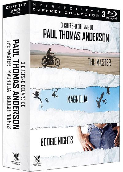 3 chefs-d'oeuvre de Paul Thomas Anderson - The Master + Magnolia + Boogie Nights (Coffret Collector) - Blu-ray