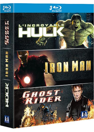 L'Incroyable Hulk + Iron Man + Ghost Rider (Pack) - Blu-ray