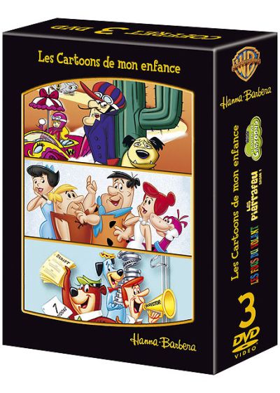 Coffret les séries de mon enfance - Les fous du volant Volume 1 + Les Pierrafeu Saison 1 Episodes 1-7 + Le festival des cartoons - DVD