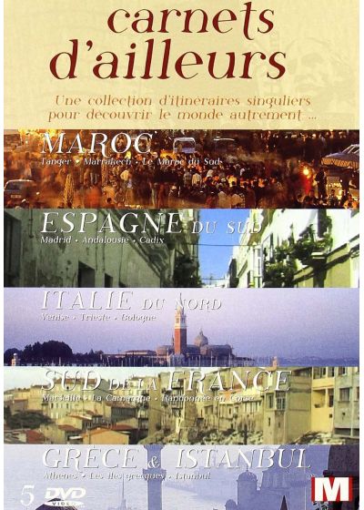 Carnets d'ailleurs - Maroc + Espagne du sud + Italie du Nord + Sud de la France + Grèce et Istanbul - DVD