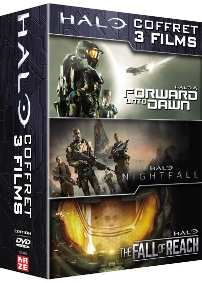 Halo - Coffret 3 Films : Halo 4 : Forward Unto Dawn + Halo : Nightfall + Halo : The Fall of Reach - DVD