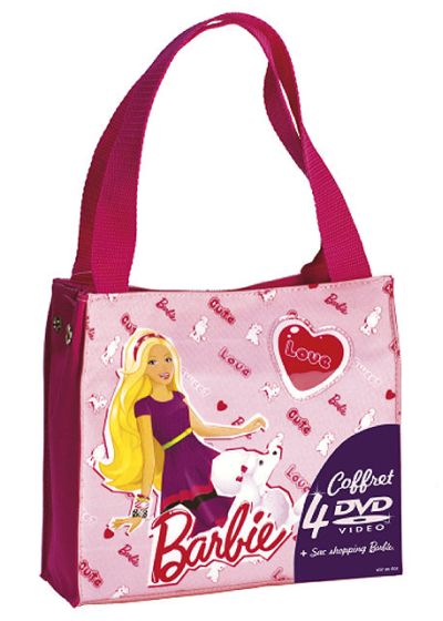 Barbie - Coffret Sac - La magie de la mode + Le bal des 12 princesses + Lac des cygnes + Casse-Noisettes - DVD