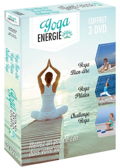 Yoga énergie : Yoga bien-être + Yoga pilates + Challenge Yoga - DVD