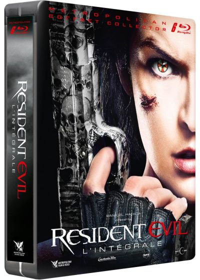 Resident Evil : L'intégrale : Resident Evil + Resident Evil : Apocalypse + Resident Evil : Extinction + Resident Evil : Afterlife + Resident Evil : Retribution + Resident Evil : Chapitre final (Édition SteelBook limitée) - Blu-ray