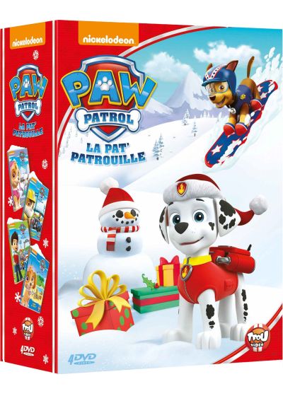 Paw Patrol, La Pat' Patrouille - Le coffret 4 DVD : Une nouvelle amie + Bienvenue Ruben ! + Tous à l'eau ! + Une équipe de champions (Pack) - DVD