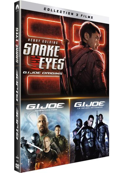 Collection 3 films : Snake Eyes : G.I. Joe Origins + G.I. Joe : Conspiration + G.I. Joe : Le Réveil du Cobra - DVD